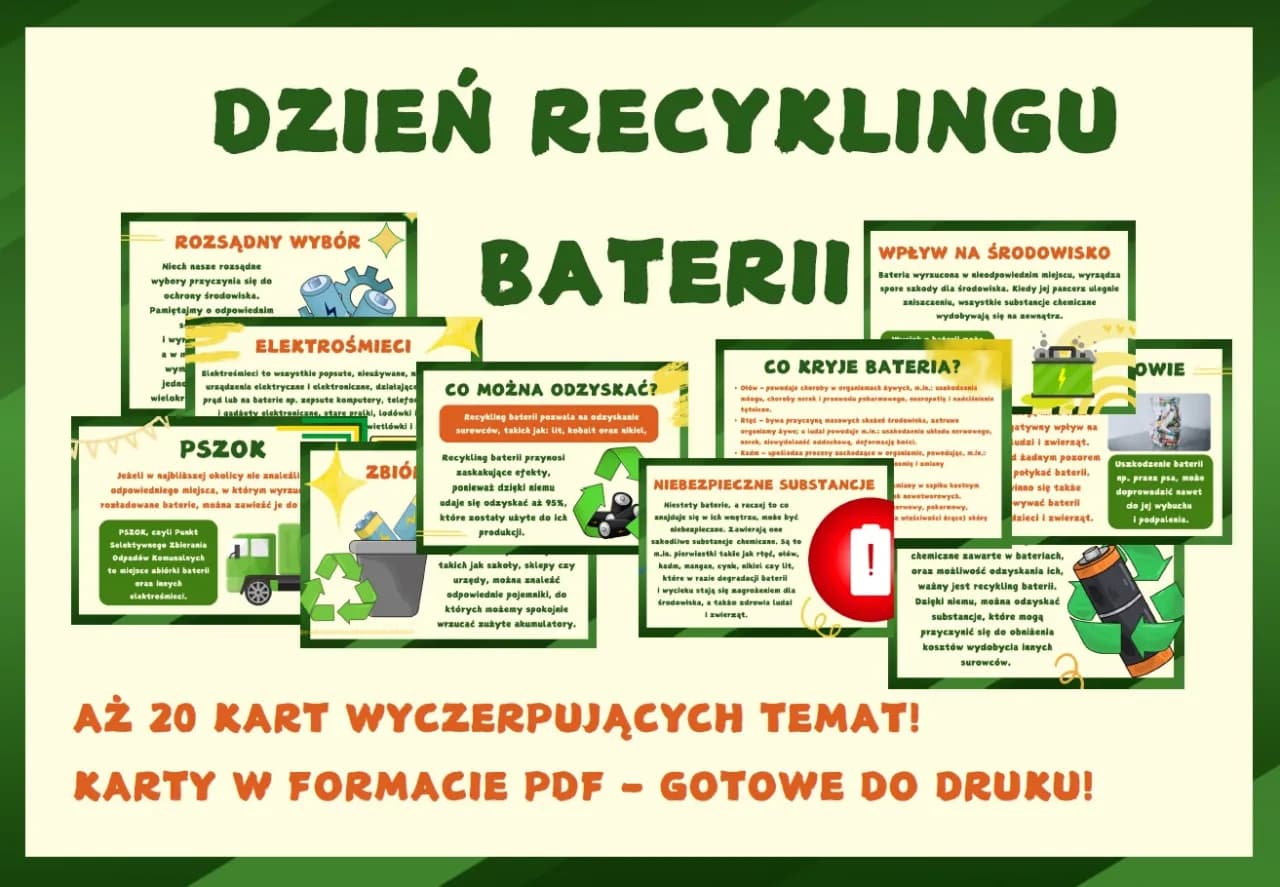 Dzień recyklingu baterii: jak uratować środowisko przed zagrożeniem