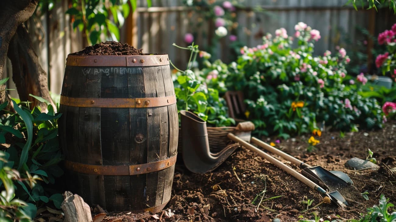Jak łatwo zrobić kompostownik z beczki w ogrodzie?