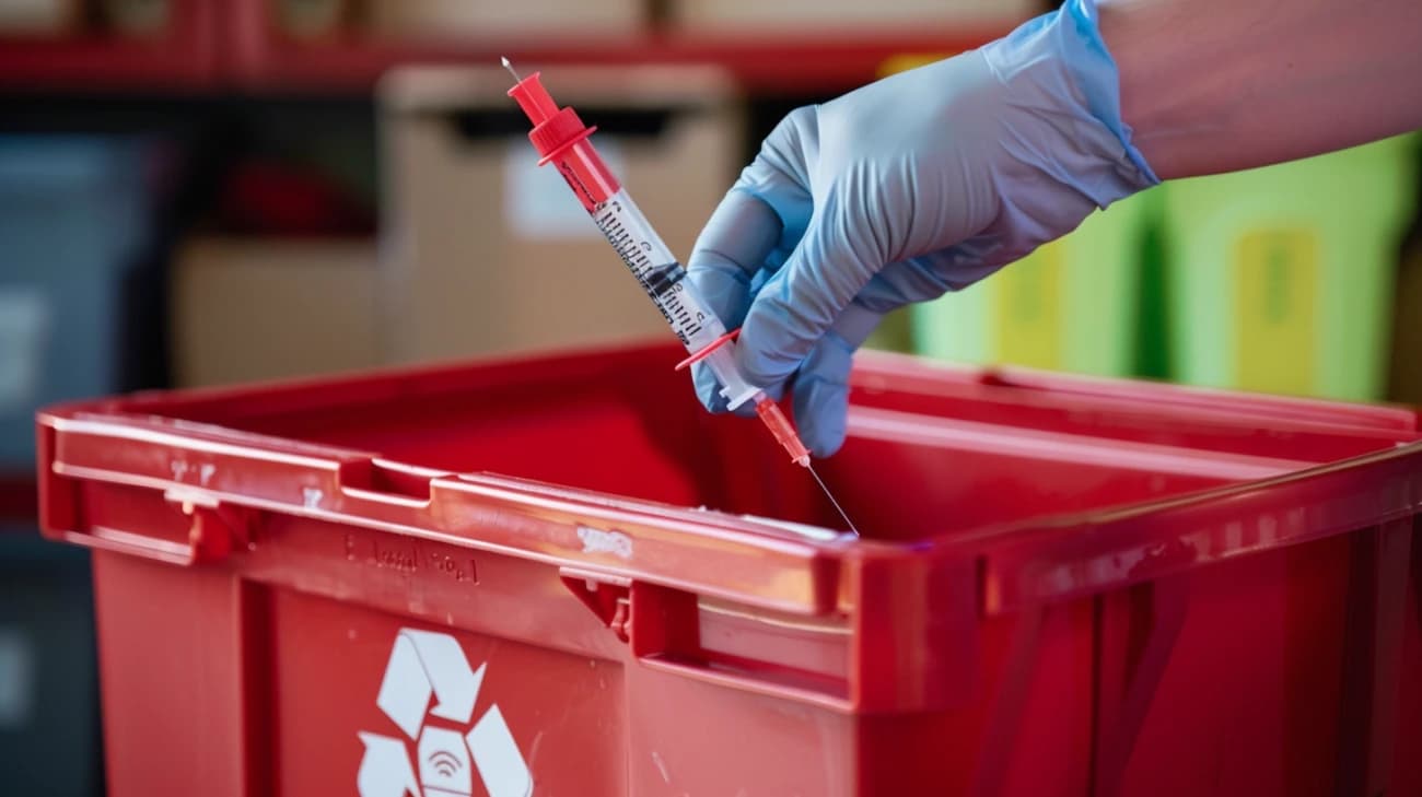 Bezpieczne pozbywanie się zużytych strzykawek: Jak to robić?