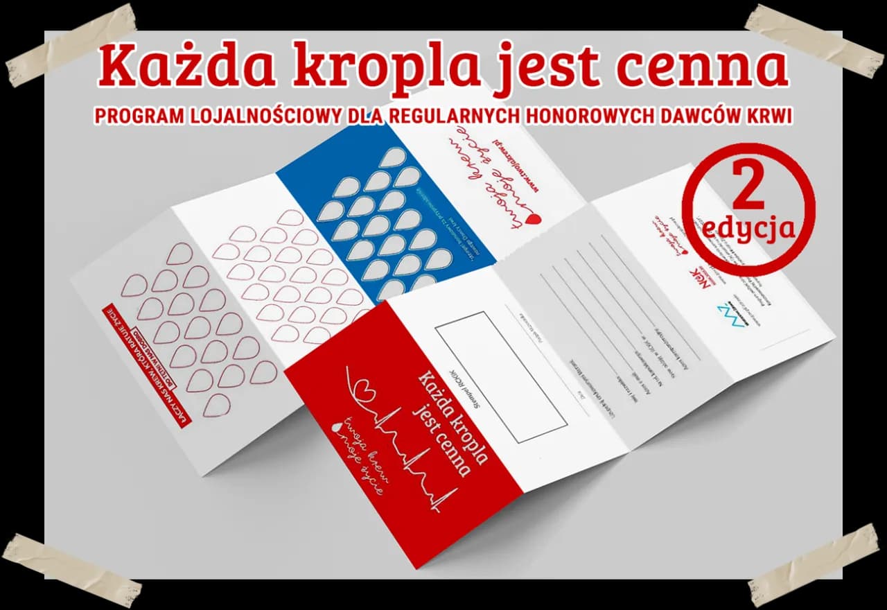 Jakie nagrody i kropelki czekają na dawców krwi - system wymiany punktów