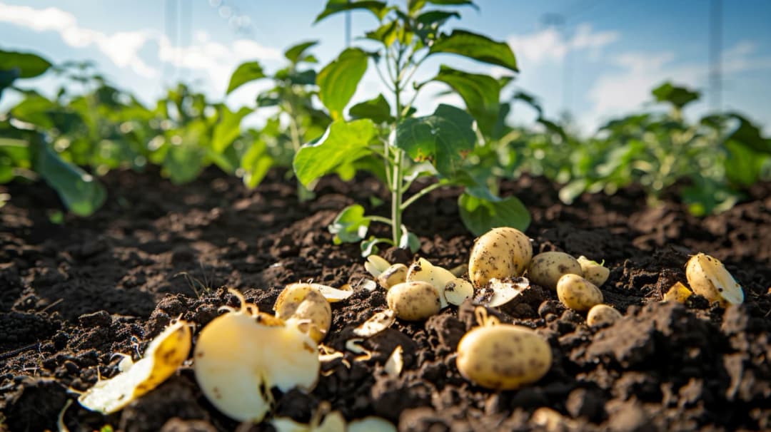 Obierki z ziemniaków jako nawóz: Jak wykorzystać?